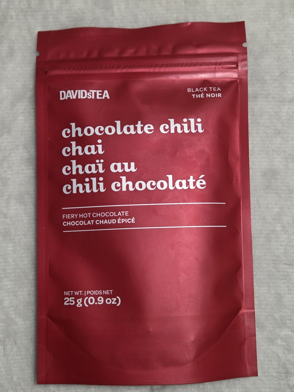 DAVIDsTEA Chocolate Chili Chai Black Tea 25g SEALED